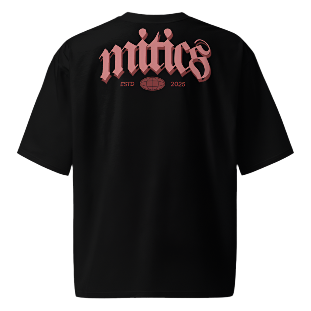 MITICS OVERSIZE NEGRO ROSA